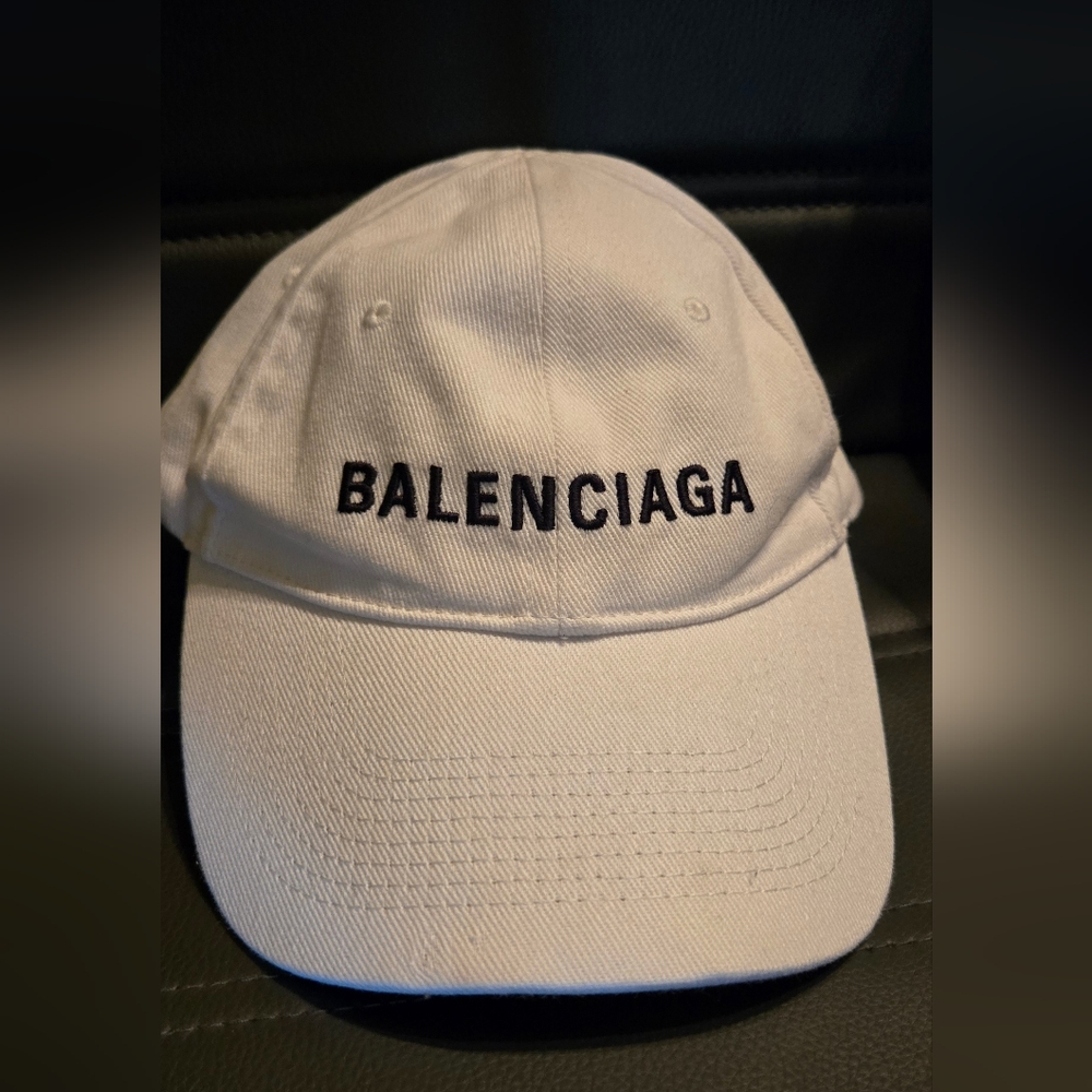 Balenciaga White Cap- Lower Price This Week Only
